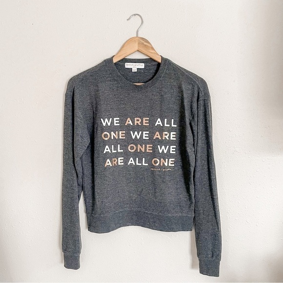 Spiritual Gangster Tops - Spiritual Gangster All One Savasana sweater, size small